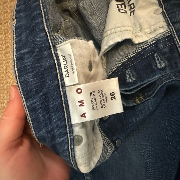 Skinny “darlin sweetheart” jeans from Amo. Size 26 with long legs. Luxury jeans - Picture 2 of 6